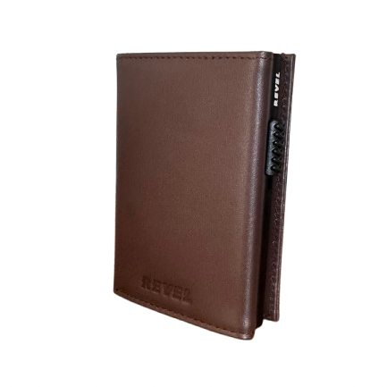 Проследимият кожен портфейл EP302 с RFID защита