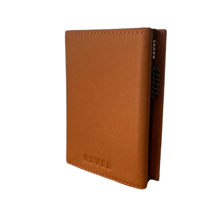 Проследимият кожен портфейл EP302 с RFID защита