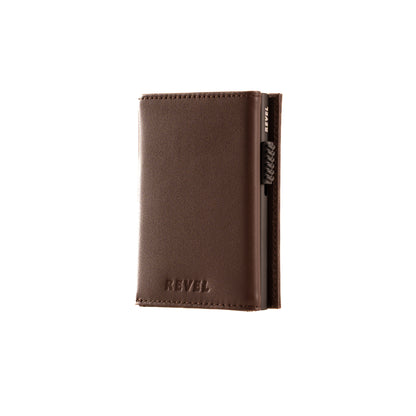 Проследимият кожен портфейл EP302 с RFID защита